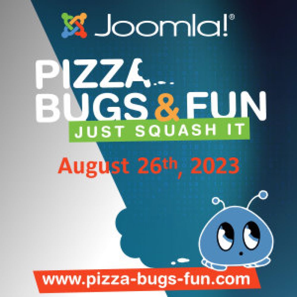 Pizza, Bugs and Fun mit und für Joomla