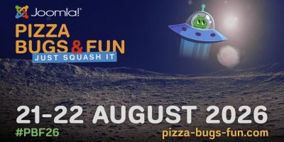 Pizza, Bugs and Fun mit und für Joomla