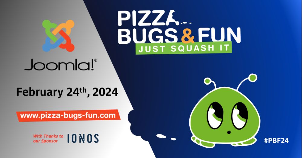Pizza, Bugs and Fun mit und für Joomla