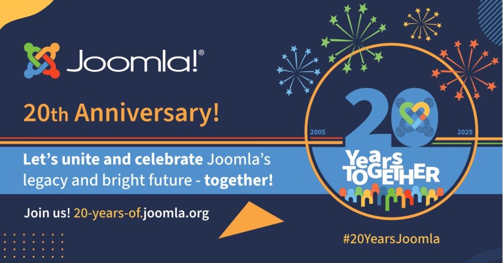 20th Anniversary Joomla