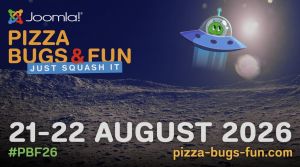 Pizza, Bugs and Fun mit und für Joomla
