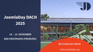 Ticketverkauf des JoomlaDay ist live