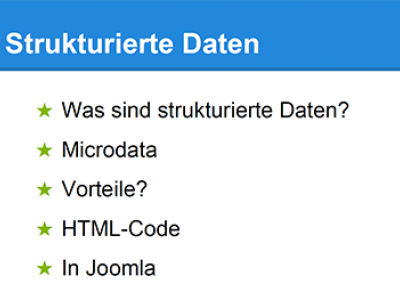 Strukturierte Daten