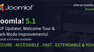 Joomla 5.1 Introbild mit Neuerungen
