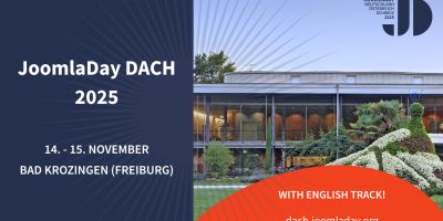 Ticketverkauf des JoomlaDay ist live